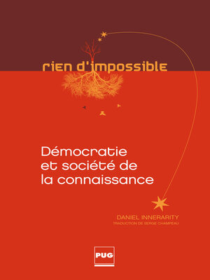 cover image of Démocratie et société de la connaissance